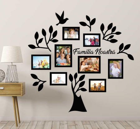 Stickere pentru fotografii - Sticker Copacelul Familiei noastre in imagini