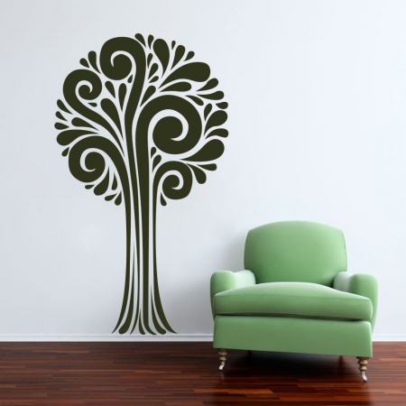 Natură - Sticker Copacul abstract