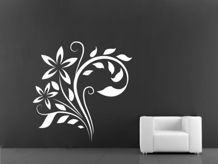 Stickere de perete - Sticker Crinul abstract
