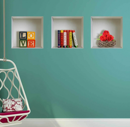 Sticker cu efect 3D - Culori vii - Reducere [1]