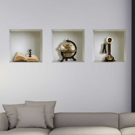 Sticker cu efect 3D - Office - Reducere [1]
