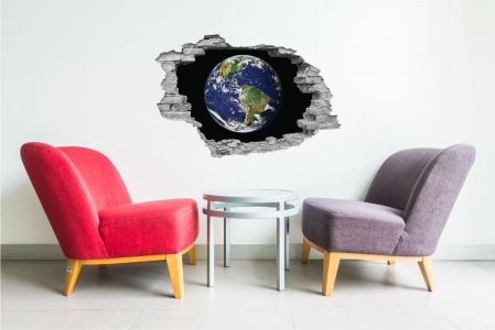 Sticker cu efect 3D - Pamant [1]