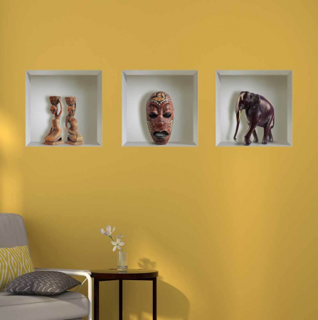 Stickere imprimate - Sticker cu efect 3D - Africa