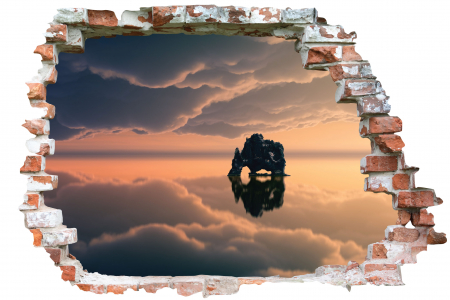 Stickere imprimate - Sticker cu efect 3D - Salt flat