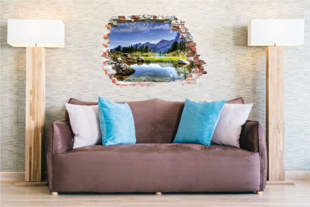 Sticker cu efect 3D - Lago Federa [1]