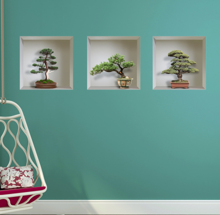 Sticker cu efect 3D - Bonsai [2]