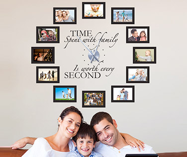 Stickere pentru fotografii - Sticker de Perete Quality Time + Mecanism