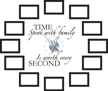Sticker de Perete Quality Time + Mecanism [1]