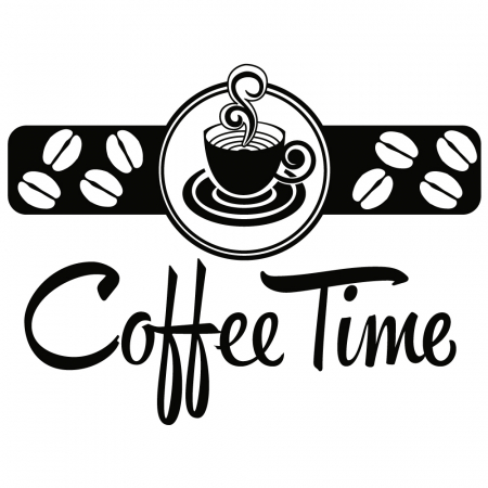 Sticker Decorativ - Coffee Time [1]