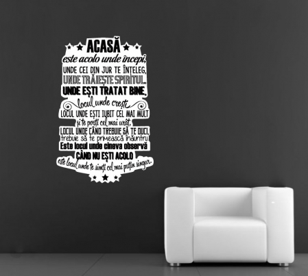 Stickere - Sticker Decorativ - Acasa