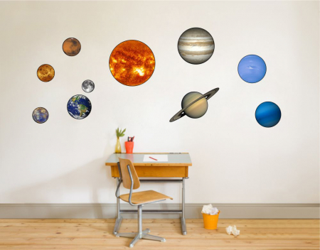 Stickere Colorate - Sticker Decorativ - Planete, pachet
