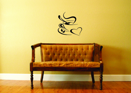Stickere Colorate - Sticker decorativ - Cafea