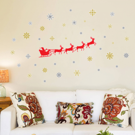 Sticker Santa s Sleigh [1]