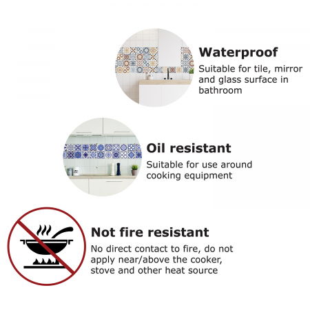 Sticker faianta - Westminster Tiles - 24 buc - 10x10 cm [3]