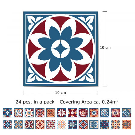 Sticker faianta - Westminster Tiles - 24 buc - 10x10 cm [2]