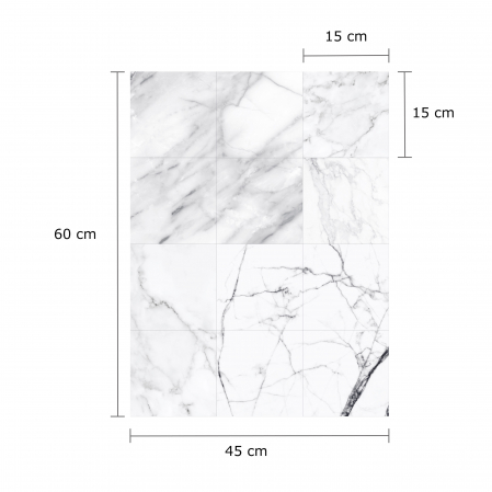Sticker faianta - Marble Tiles Mix - 24 buc - 15x15 cm [3]