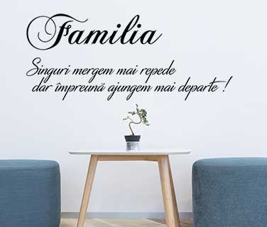 Citate - Sticker Familia