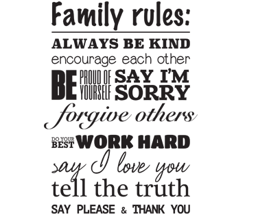 Sticker Family Rules [1]