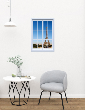 Stickere Colorate - Sticker fereastra - Turnul Eiffel