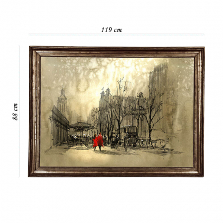 Sticker cu efect 3D tablou - Ziua Inimilor Dragi - 119x88 cm [2]