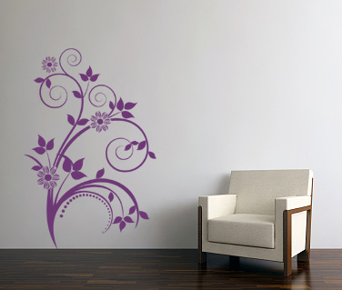 Natură - Sticker Floare pe perete