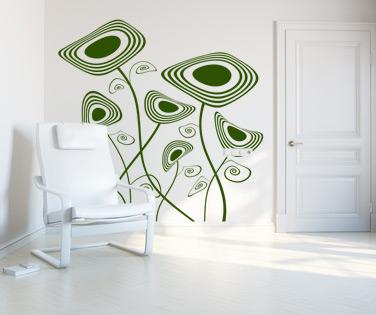Natură - Sticker Flori si Palarii