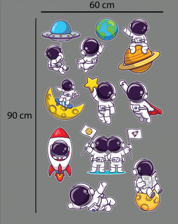 Sticker Astronautii [1]