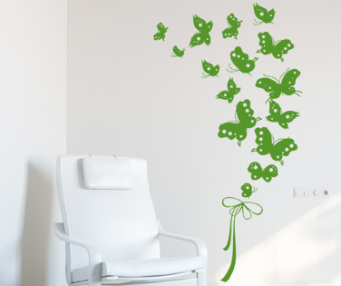 Natură - Sticker Fluturi cu fundita