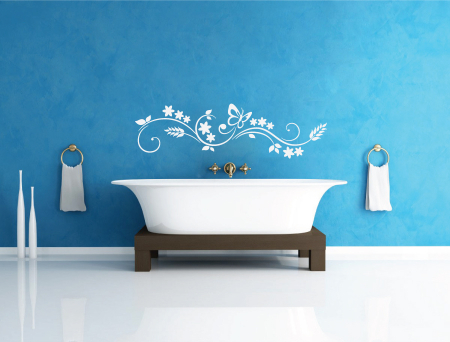Sticker Fluturi si floricele [1]