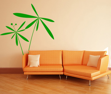 Natură - Sticker Frunze tuguiate
