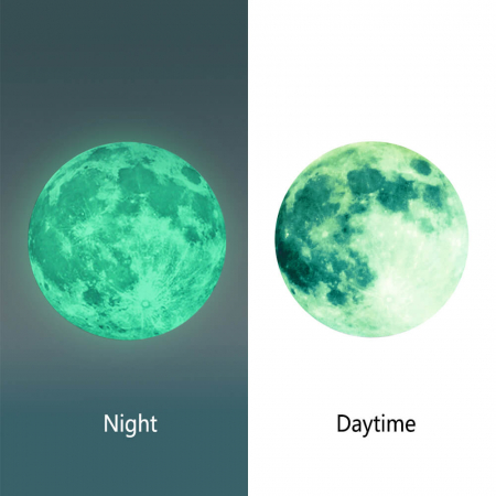 Sticker Glow in Dark Moon 50cm x 50cm [1]