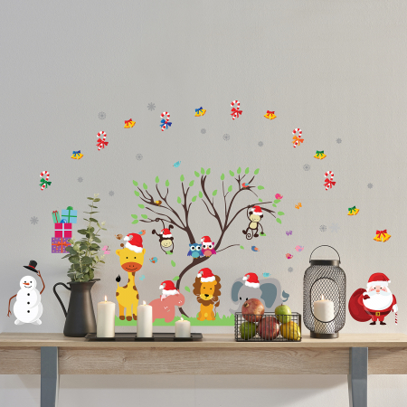 Sticker Animals Together For Christmas [1]