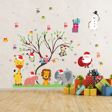 Sticker Animals Together For Christmas [0]