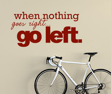 Citate - Sticker Go Left
