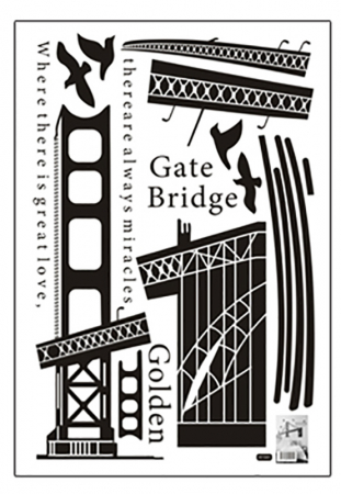 Sticker Golden Gate Bridge [2]