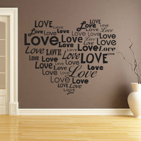 Sezonale - Sticker Heart of LOVE