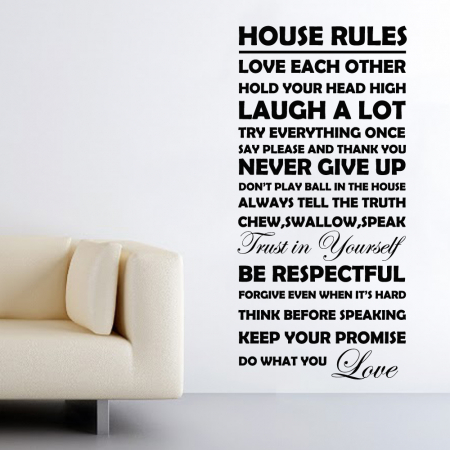 Citate - Sticker House rules 2