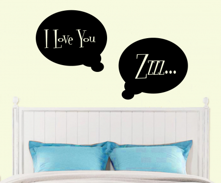 Sezonale - Sticker I love you... Zzzz