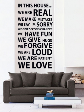 Citate - Sticker In This House 2