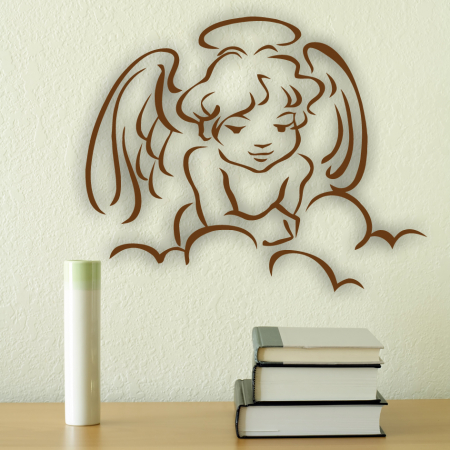 Copii - Sticker Ingeras pe nori