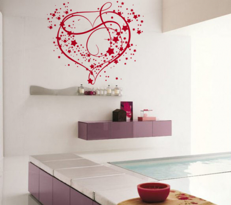 Sezonale - Sticker Inima funky