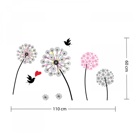 Sticker Pink Dandelion [3]