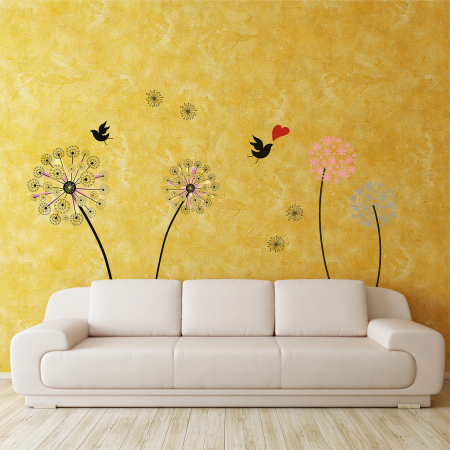 Sticker Pink Dandelion [2]