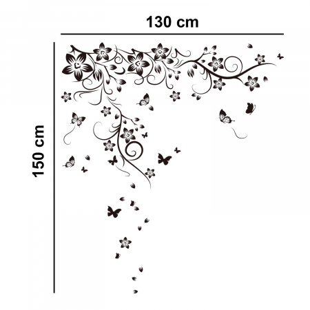 Stickers Butterfly Vine and 20 Swarovski crystals [2]