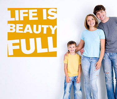 Citate - Sticker Life is beautiful
