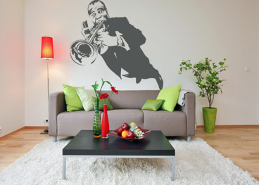 Oameni - Sticker Louis Armstrong