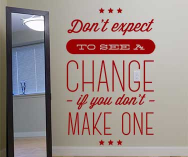 Citate - Sticker Make a change