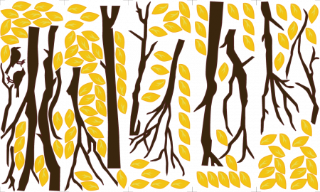 Sticker Decorativ - Toamna - 150 x 90cm [2]