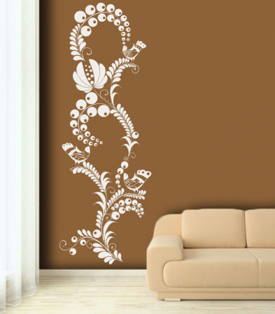 Casă - Sticker Motiv decorativ cu struguri