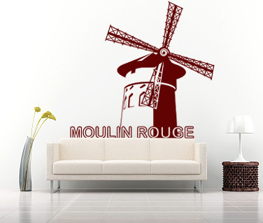 Orașe - Sticker Moulin Rouge